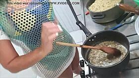 Sarah Rosa cooks sexy pasta with a sensual Latina twist