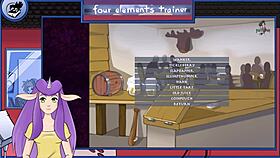 Avatar The Last Airbender Trainer Mixes Drinks With Big Tits Brunette