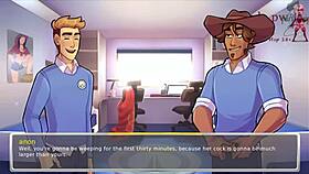 In overwatch academy, chubby slave endures bdsm training