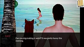 Redhead Amateur Shows Big Tits and Ass