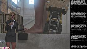 Big apple small gesture in 3d cartoon sex?