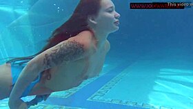 Enjoy Lina Mercury And Mia Ferrari Swim Naked