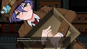 Cute girl discovers strange item in man's box during outdoor adventure - detective girl of the steam city part 6