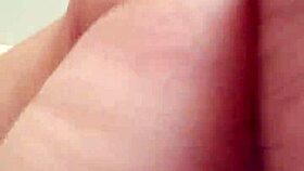 amateur couple enjoys intimate moment with cumshot in video