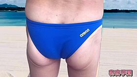 Did you masturbate in that beach bikini with an anal toy?