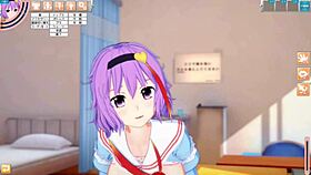 【エロゲーコイカツ！】東方 古明地さとりにおっぱい揉みまくりh！3dcg巨乳アニメ動画 東方プロジェクト 【ヘンタイゲーム】