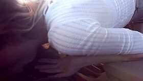 Haley Reed Sucks Big Cock In Car