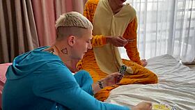 Hey, wanna see what happened at the pajama party? These guys went hard with bareback sex!