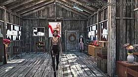 Fallout 4 Sexy Brunette at Home in 3D Anime Style