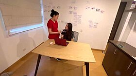 My med student tricked me, and we ended up naked in my office