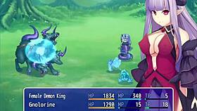 Demon King Prostitute Earns Money With Blowjobs And Creampies For Revenge!