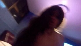 Young Mexican couple explores first date passion at home after a night out, recording real homemade sex sounds.