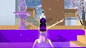 hey, wanna see a cartoon fox girl dance on your lap in sakura simulator?