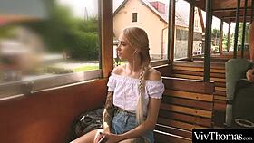 Hey, tattooed lesbian, loving that sexy brunette's body before fingering starts?