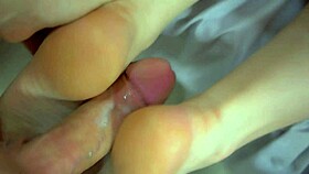 Man, this lecherous milf gives sloppy blowjobs to her boys and gets drenched in cum!