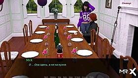 Dusklightmanor Redhead Fucked Hard on Dining Room Table E1 63