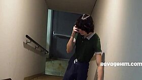 Suck that big black cock, twink!