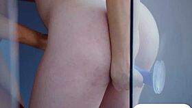 Two Babes Fucking Blue Dildo