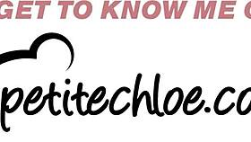 Petitechloe gets horny during breakfast and uses her dildo?