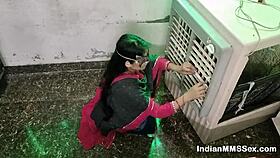 Indian wife deepthroats electrician on the ranch