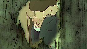 Wow! A nun fantasizes wild fucking in a prayer booth hentai parody cartoon!