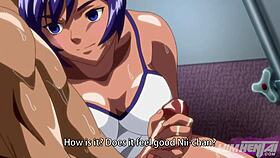 Sensei's big cock stretches tight pussy