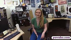 Lovely Blonde Visits Pawn Shop