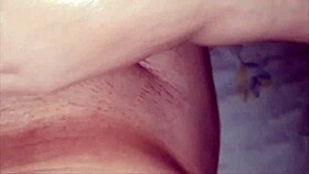 redhead prostitute gives intense blowjob before cumshot on her feet