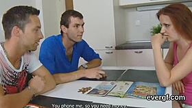 bankrupt guy lets mate fuck ex for cash