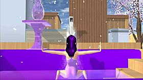 hey, wanna see a cartoon fox girl dance on your lap in sakura simulator?