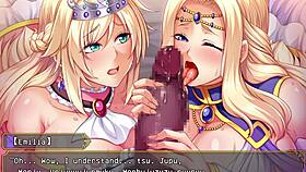 Queen milf creampie in anime game