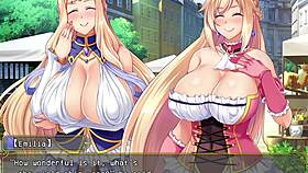 Queen milf creampie in anime game