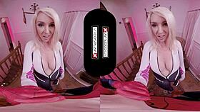 spider gwen blowing your mind with mouth and pussy