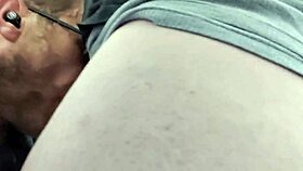 Detailed account of a gay amateur meeting in a public restroom setting