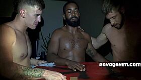 Suck that big black cock, twink!