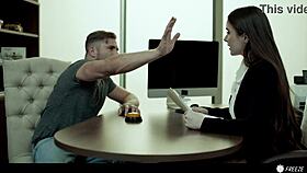 Button Stops Time! Hazel Moore Fucked Frozen!