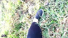 Mamada en el Lago en Publico con Latina Caliente