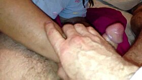 i gave my wife a double handjob and she cummed twice