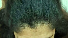 latina wife gives blowjob to lucky follower