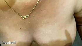 I got to bathe with that big-tit Pakistani Bhabhi in her homemade shower