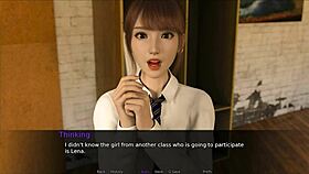 Lena na pláži randí, ruční stimulace s oholennou kundou.