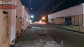 bruna sucking in the club parking lot