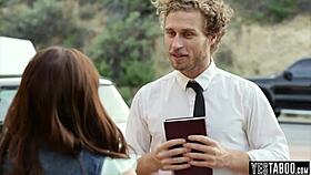 She tries missionary with that teen pornstar