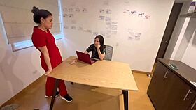 My med student tricked me, and we ended up naked in my office