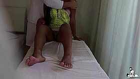 Watch this real tantric massage where the wife fucks the therapist's dick.