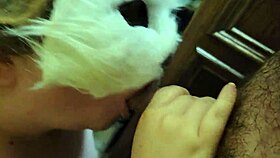 i had quick closet sex with blowjob and doggystyle