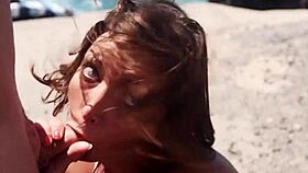 Watch This Pornstar Suck Big Tits in Public Outdoor Cumshot!