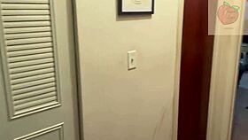 Stepmom receives deepthroat blowjob during massage.