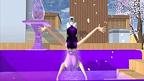 hey, wanna see a cartoon fox girl dance on your lap in sakura simulator?