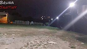 bruna sucking in the club parking lot